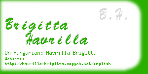 brigitta havrilla business card